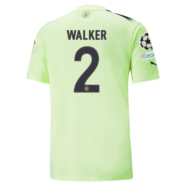 Stemmen Zeeman Vlieger Puma Manchester City Kyle Walker Third Jersey w/ Champions League Patc -  Soccer Wearhouse