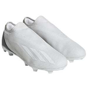 adidas X Speedportal.3 Laceless FG Cleats (Cloud White) - Soccer Wearhouse