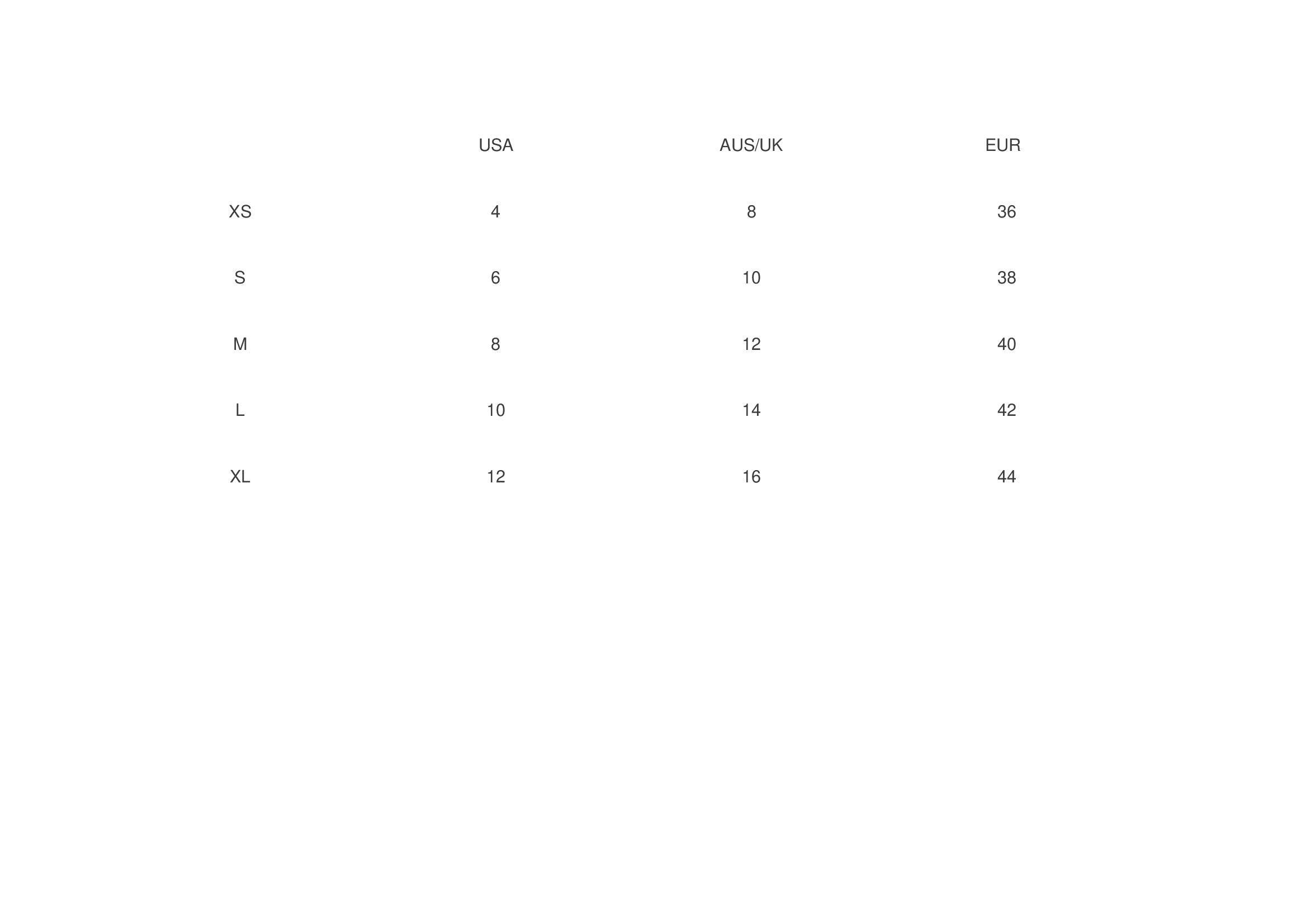 Belt Size Charts - SizeCharter