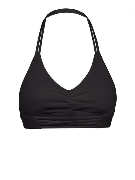 Mandala Yoga Wear - Halter Neck Yoga Bra Black – Yogi Spirit