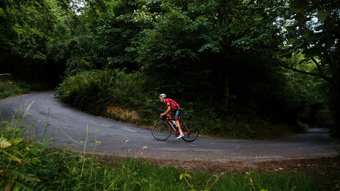 Climbing hill cycling