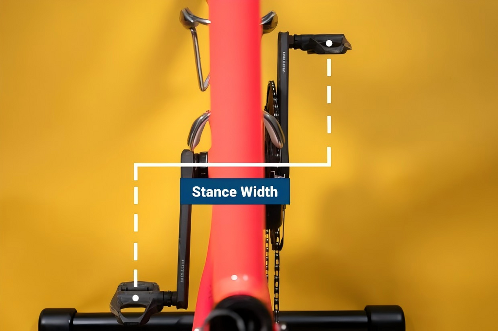 Stance width is the result of the crank arm Q-factor mixed with the pedal spindle length. Liam Cahill / Scott Windsor / Our Media