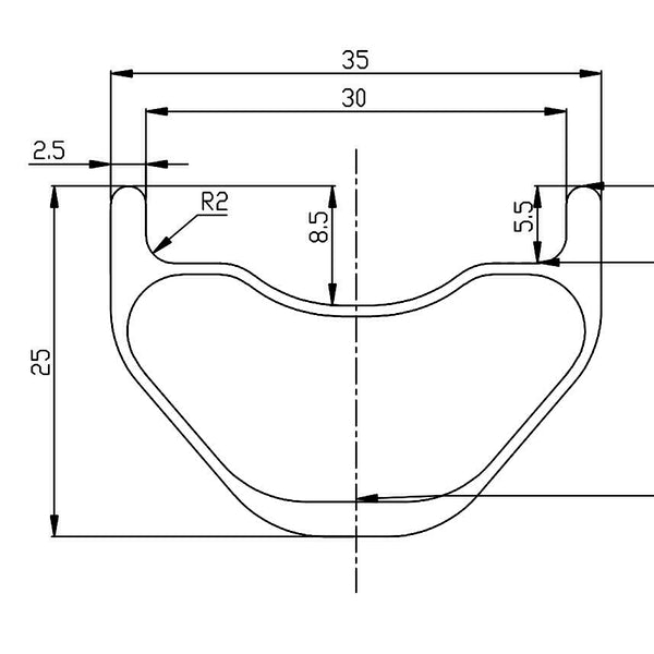 29er rim am profile