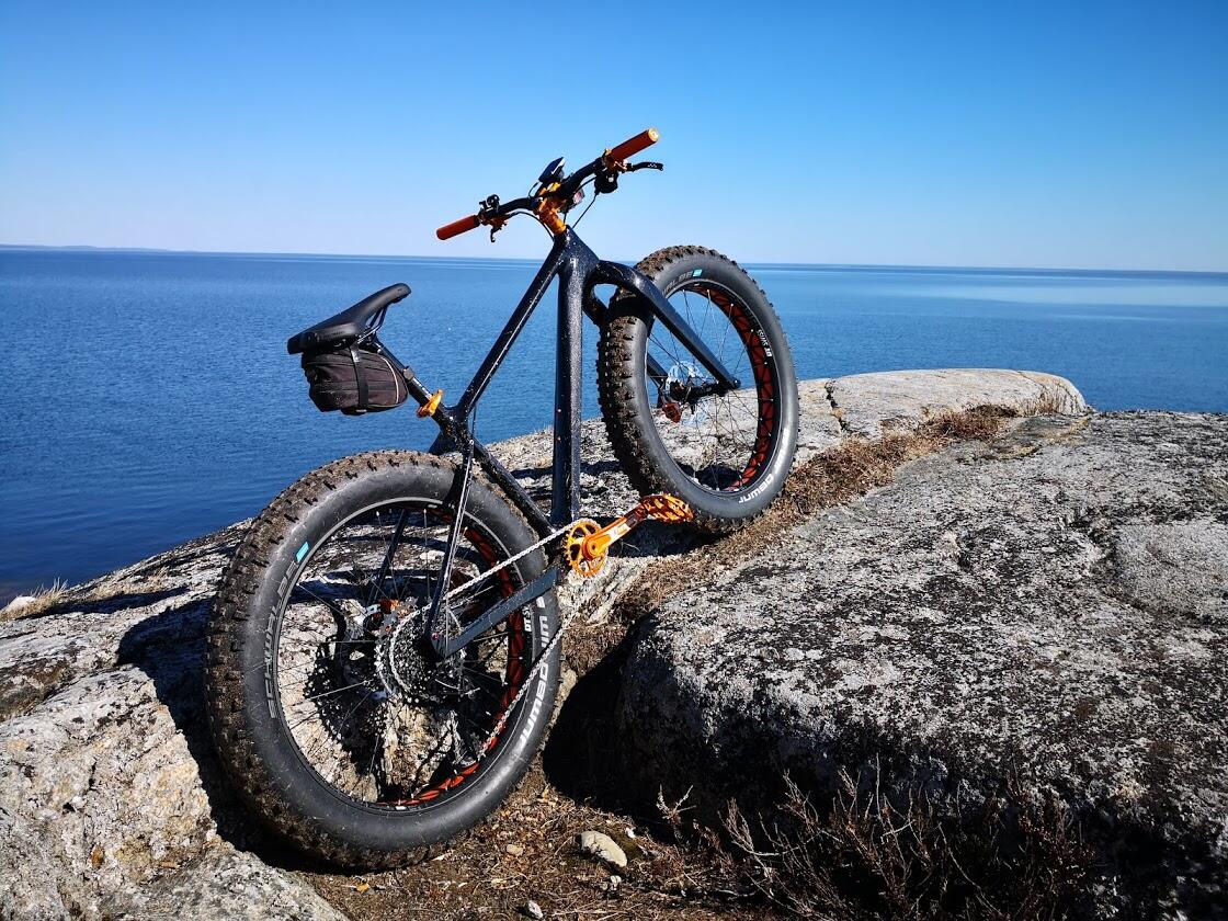 fat bike with ICAN carbon fat frame sn01