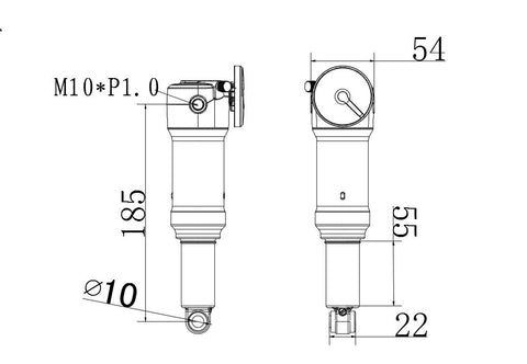 rear shock size picture