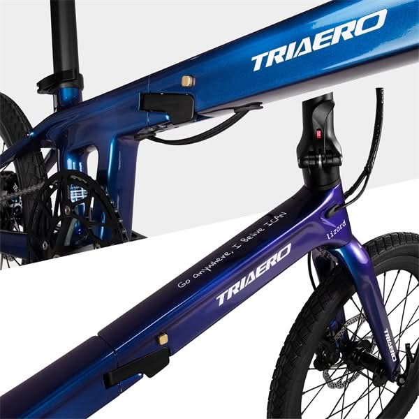 folding bicycle frame