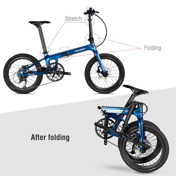 complete carbon folding bike