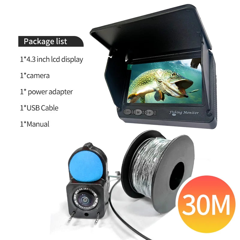 Underwater Fish Finder Camera | HD Display with Night Vision