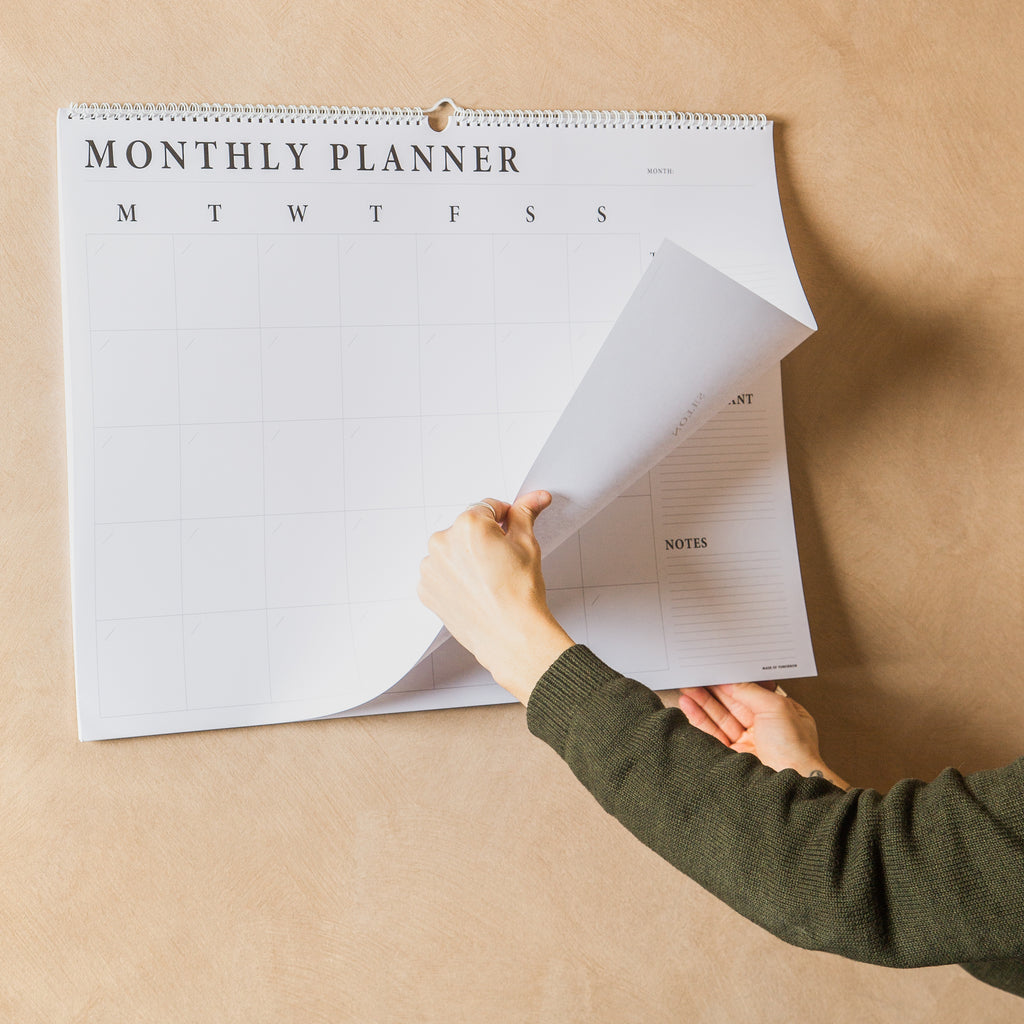 Monthly Wall Planner Made Of Tomorrow