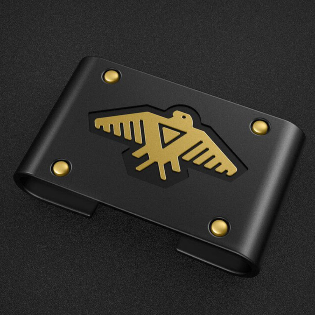 Military Eagle Apple Watch Bar - Black/Gold