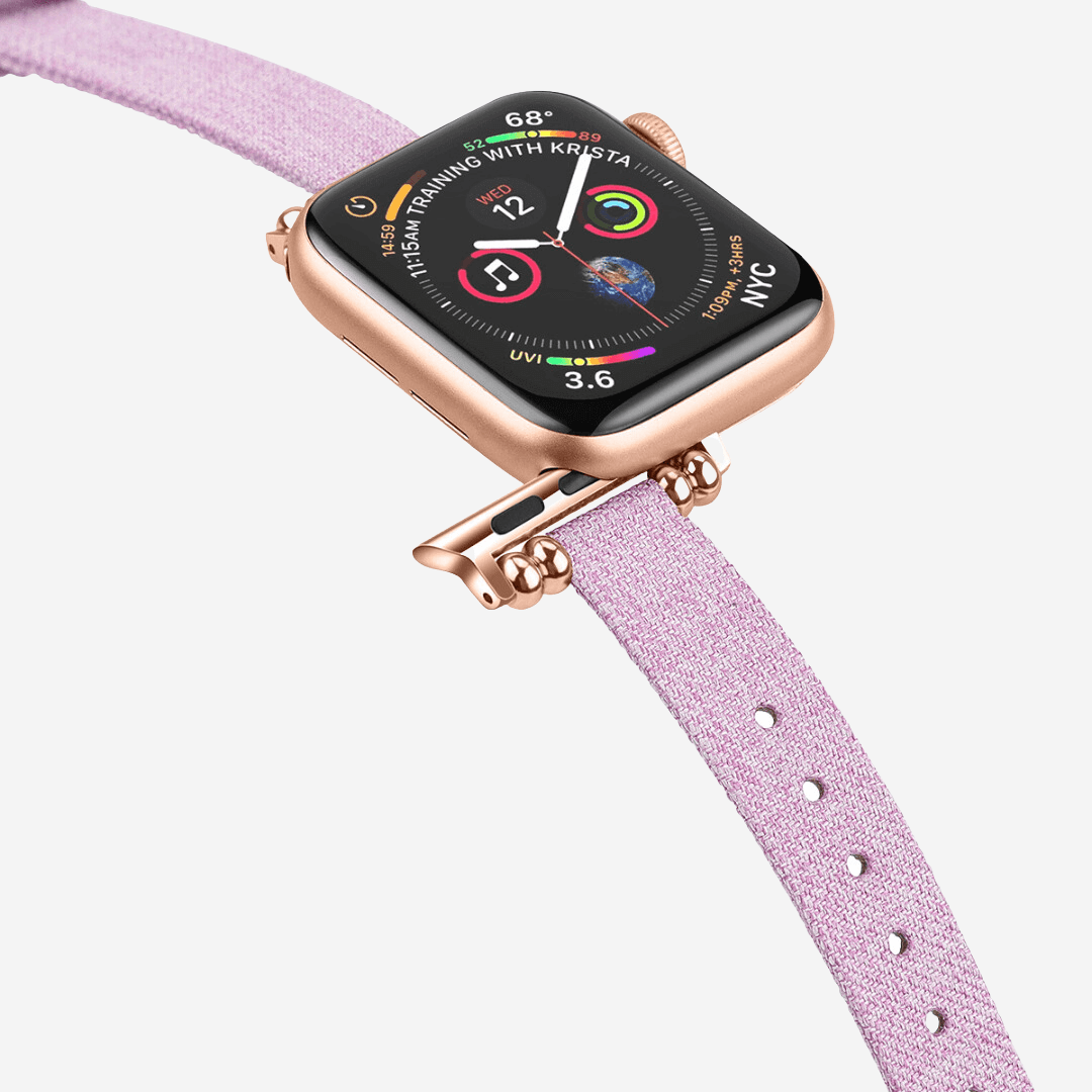 Classic Silicone Apple Watch Band - Hot Pink - The Salty Fox