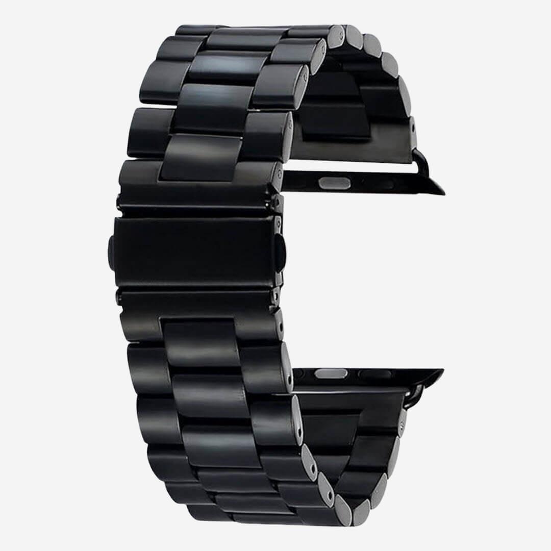 Classic Stainless Steel Apple Watch Band - Space Black