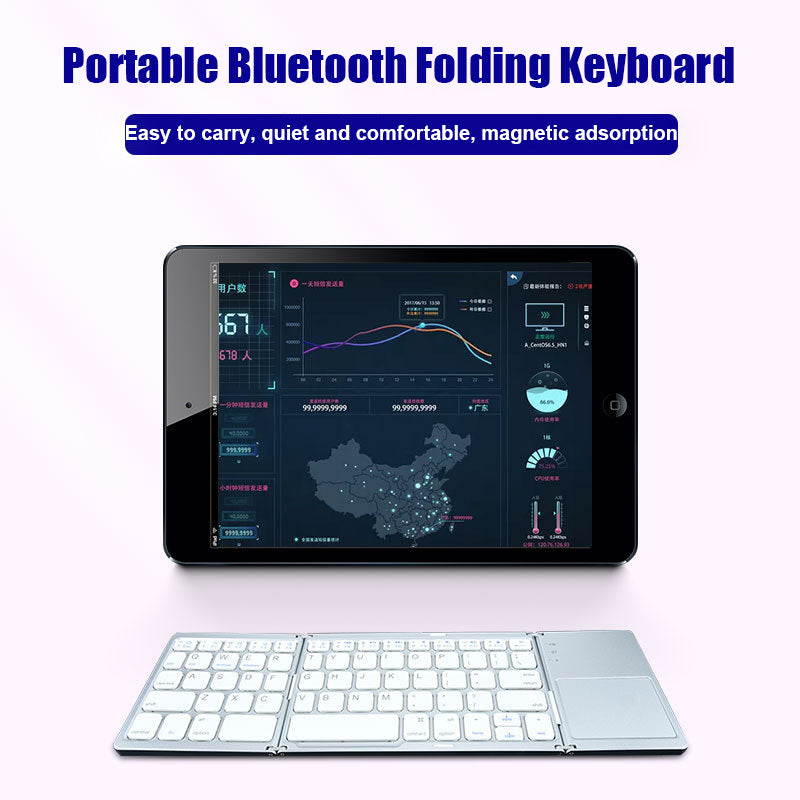 portable bluetooth folding keyboard