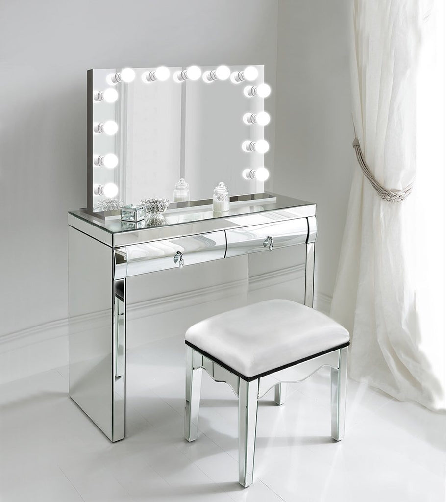 List 100+ Wallpaper Vanity Set With Mirror And Lights Latest