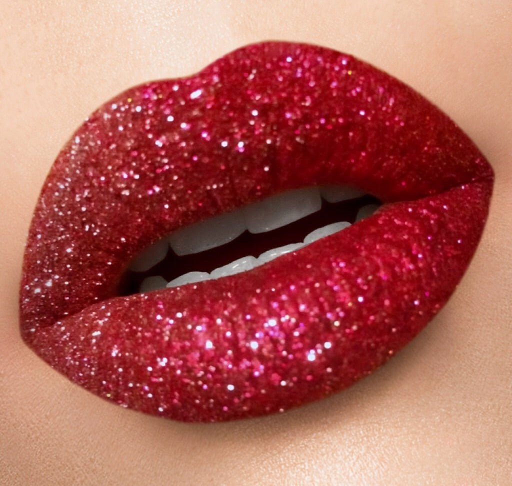 glitter lipstick