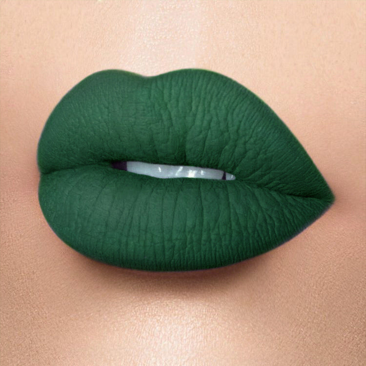 green liquid lipstick