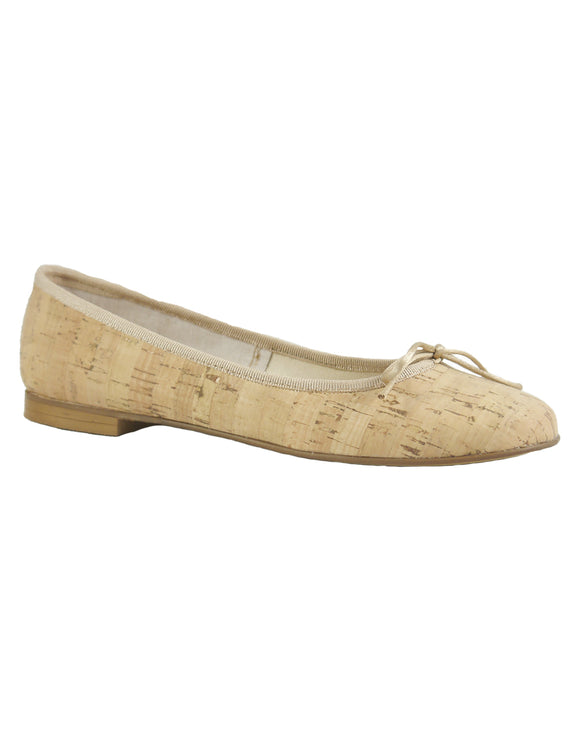 Vegan Womens Slip-ons - Cork Natural 