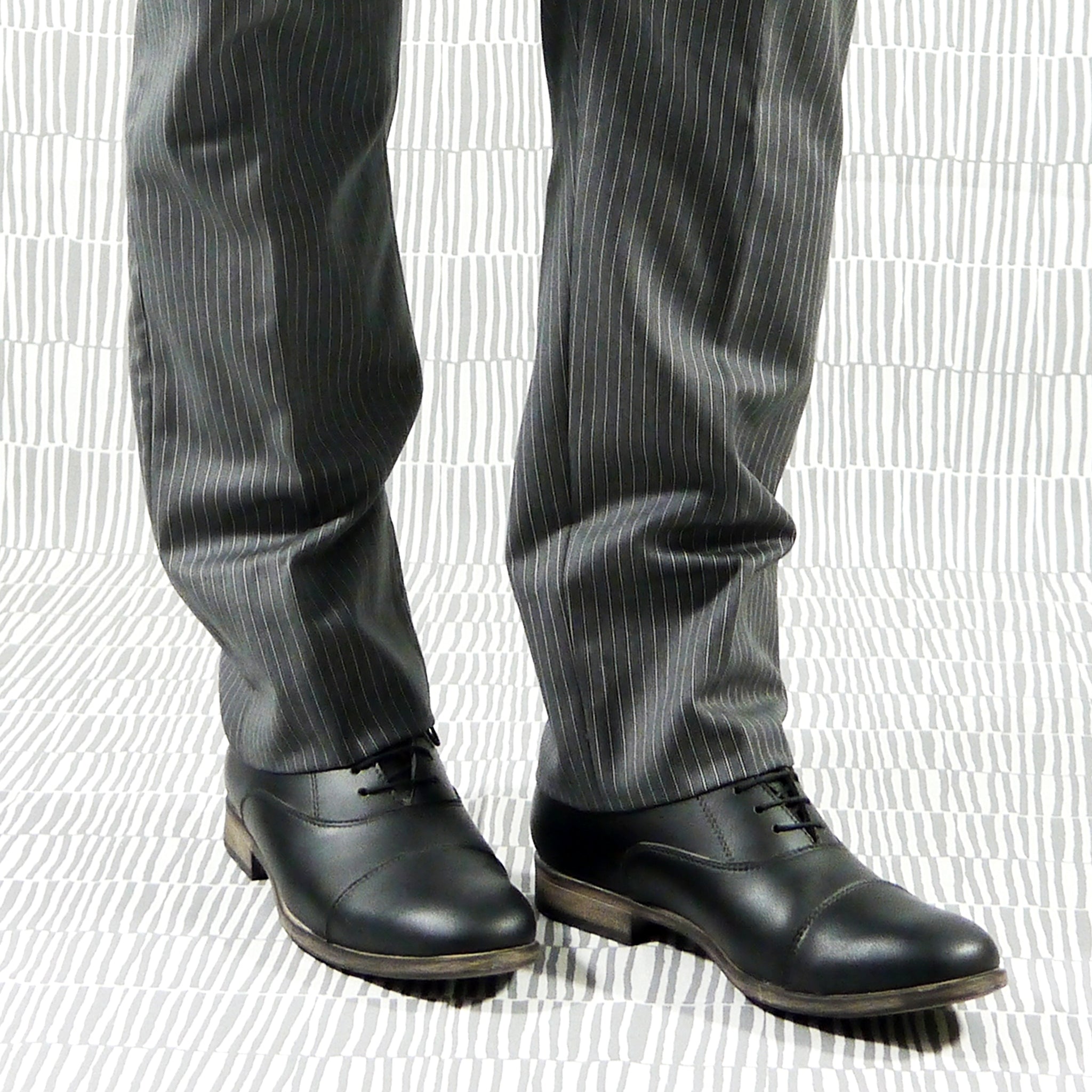 cap toe oxford boots