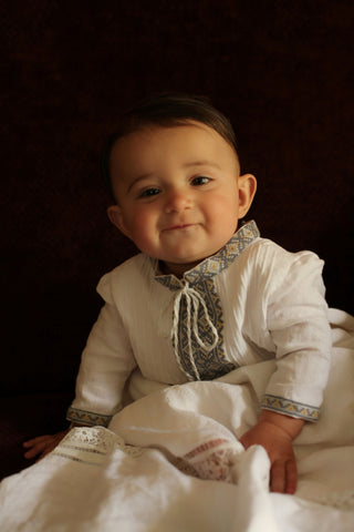 Embroidered Baptism Gown