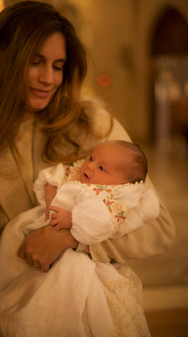 Embroidered Baptismal Gown