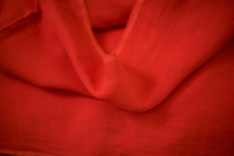 bright red linen