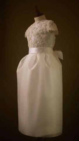 communion dress from wedding dress