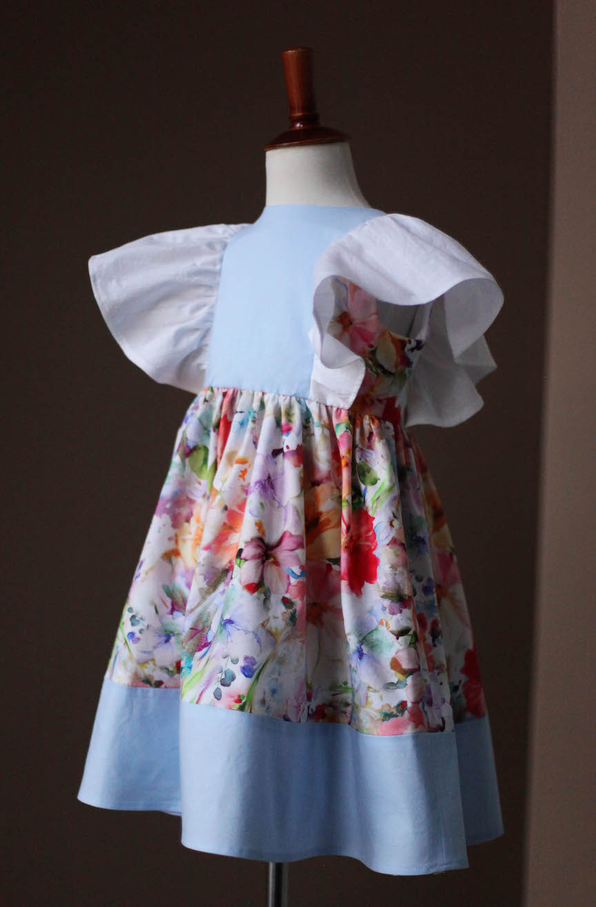 Floral Pinafore Dress