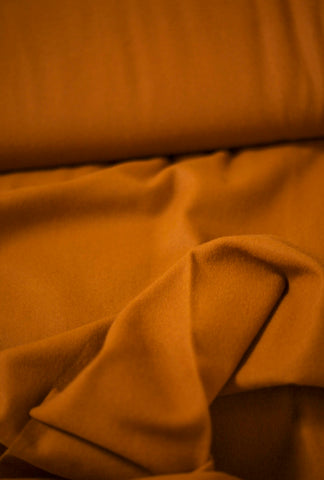 Rust Wool Fabric