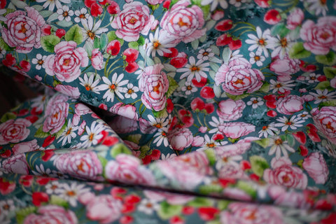 strawberry season fabric