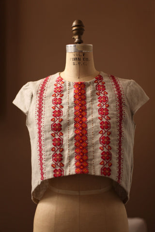 Ukrainian embroidered top