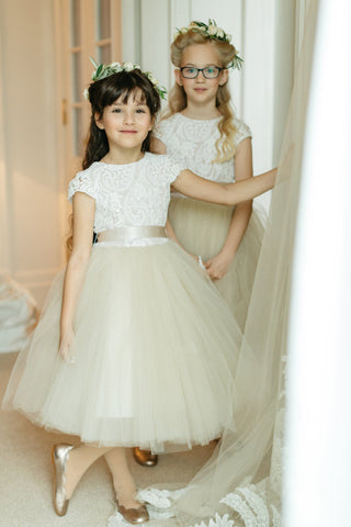 flower girl dress tulle