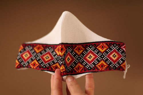 Ukrainian Hand Embroidered Face Mask
