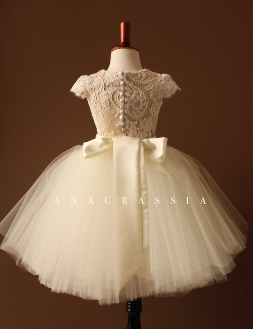 Ivory Flower Girl Dress | "The Communion Dress" Style