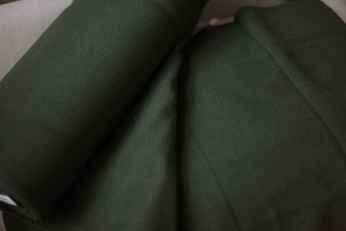 Forest Green Wool Fabric