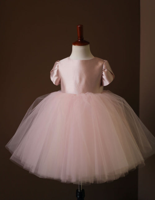 light pink flower girl dresses