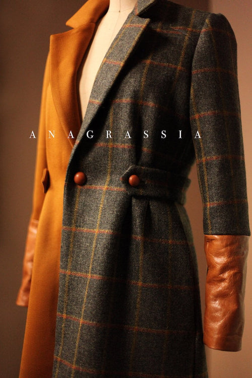 Patchwork Plaid Jacket