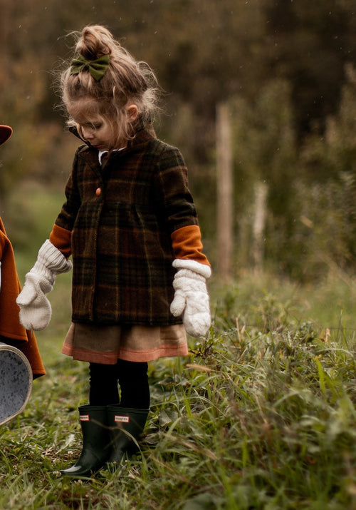 Plaid Girls Coat