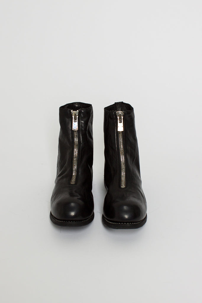 zip front boots