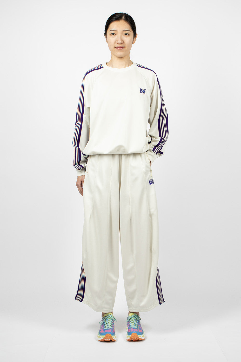 needles 23ss H.D. Track Pant Ice White-