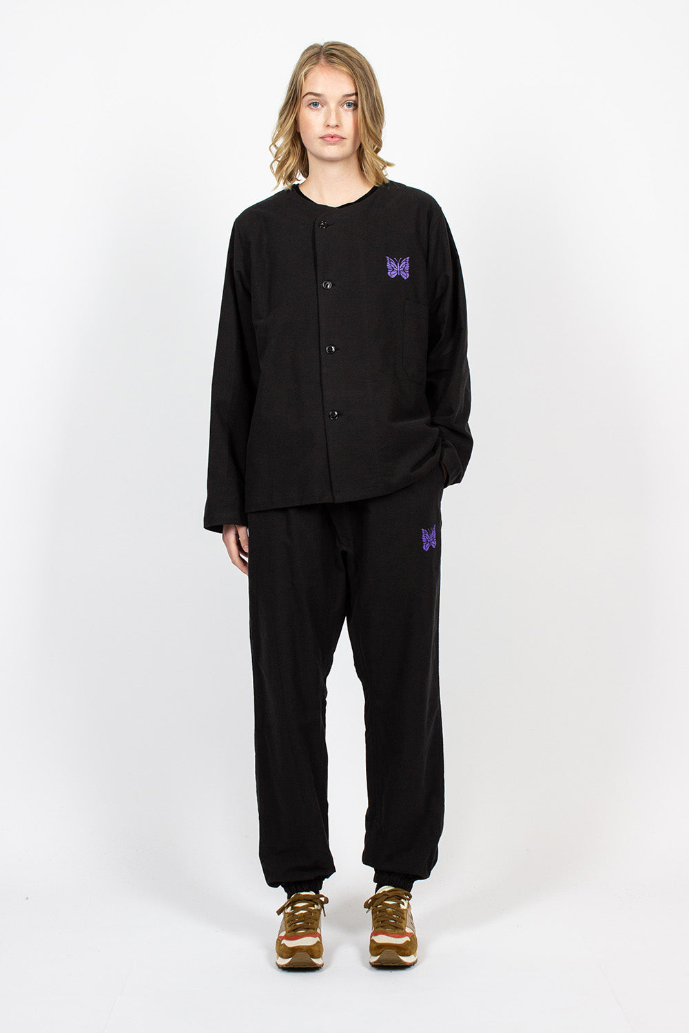 22aw Needles Pajama Set パジャマセット Black S | eclipseseal.com