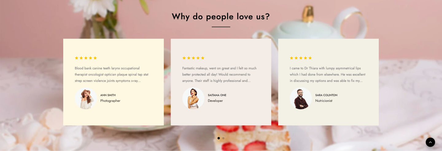 testimonials demo