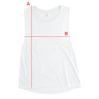 Muscle Tank Top product measurements