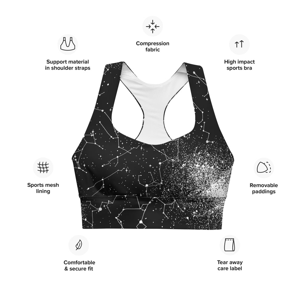 Astral Longline Sports Bra - High Impact Workout for Yoga Gym Fitness –  Rogue + Wolf