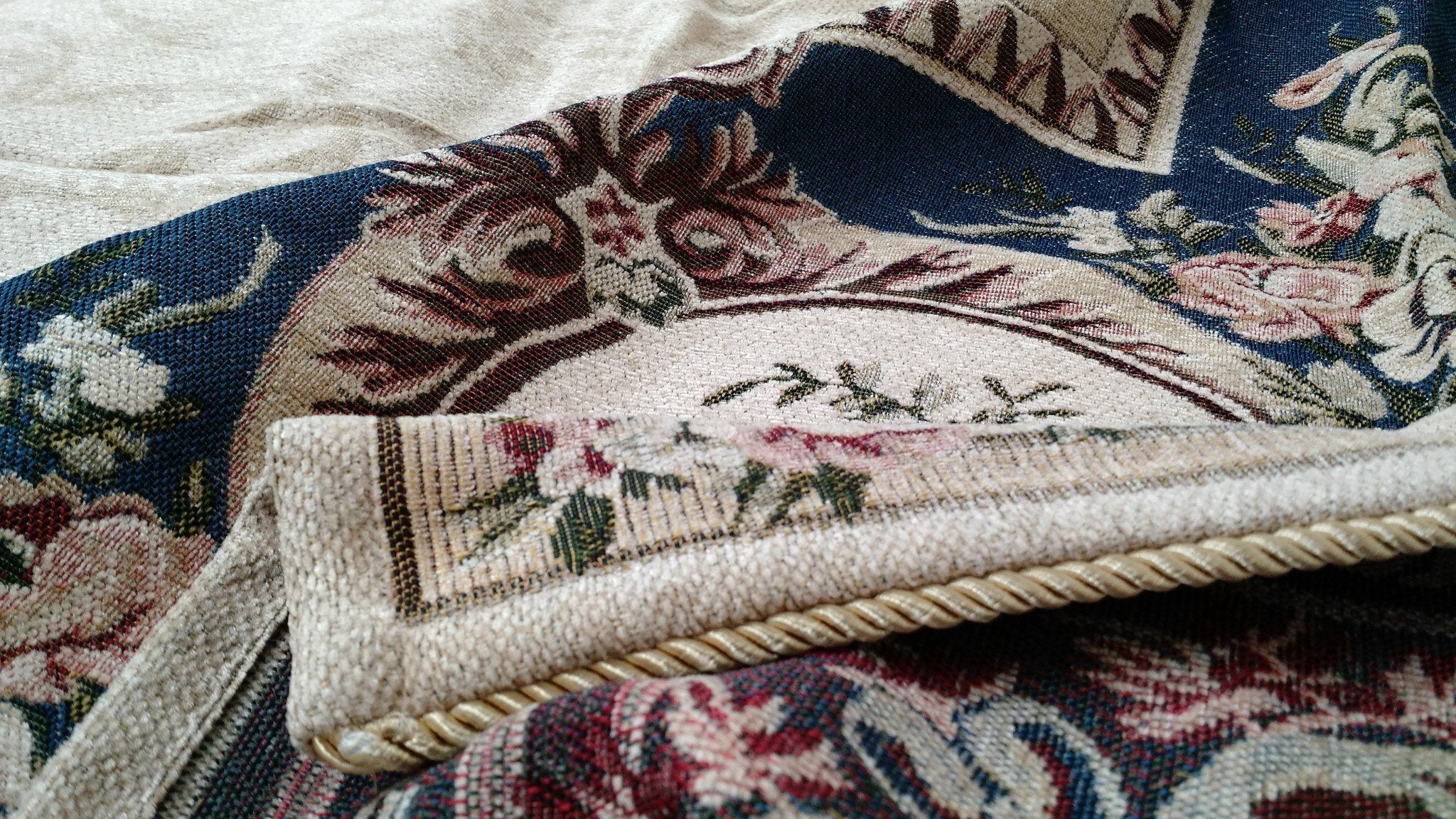 DaDa Bedding Soft Elegant Chenille Woven Bedspread Quilt Blue, Queen ...