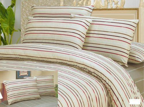 Dada Bedding Super Soft Smooth Striped Print Cotton Duvet