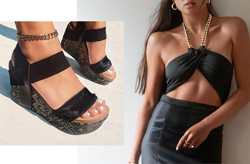 otbt bushnell platform wedges featured by day in my dreams luxury fashion blogger wearing coordi set