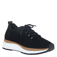 otbt courier travel sneakers in black
