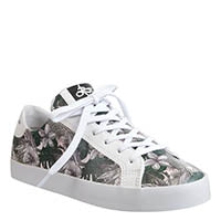 otbt women's walking sneaker court in tropical print