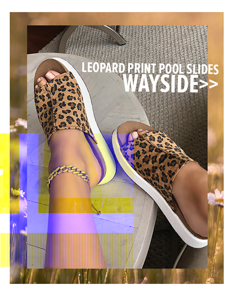 leopard print women's sandals