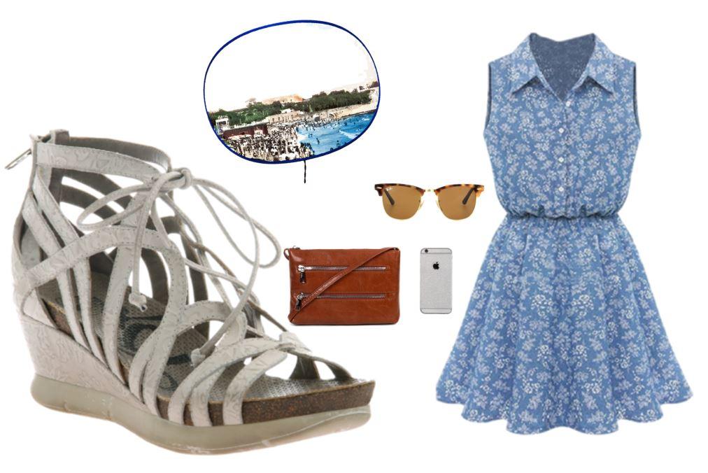 Check out these great looks featuring these comfortable women's wedge sandals from OTBT - the Nomadic.